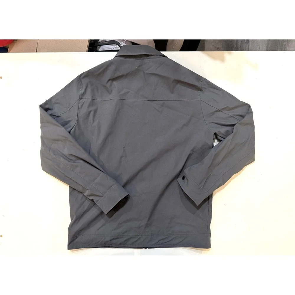 Mens Fashion Jacket‎ Mens Small Gray Lightweight Pockets Casual Windbreaker